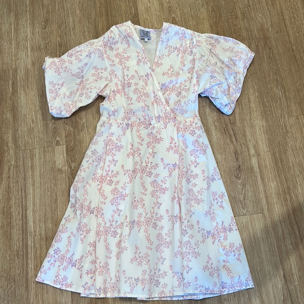 Thierry Colson Marieke Floral Print Wrap-effect Dress / Moda Operandi